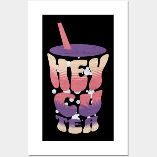 Hey, cu-tea boba design Posters and Art